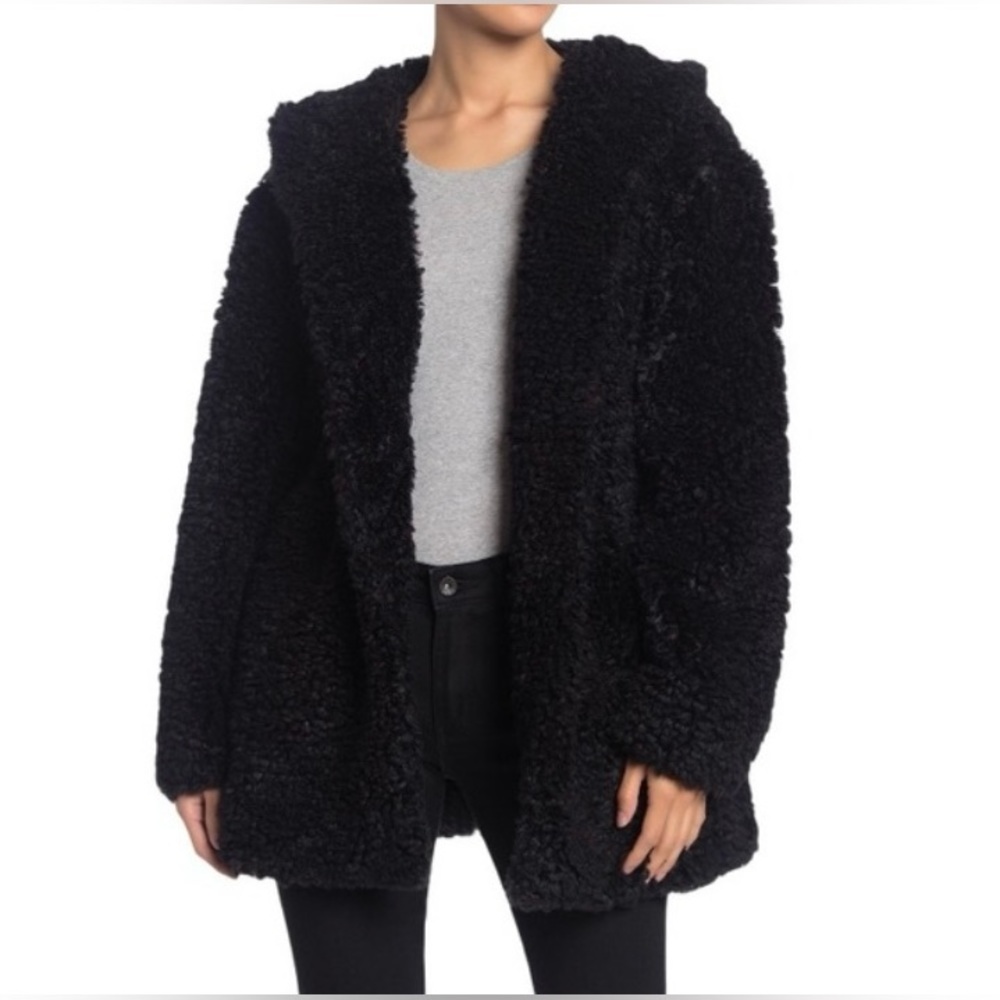 Sebby | Black Teddy Jacket Size: M